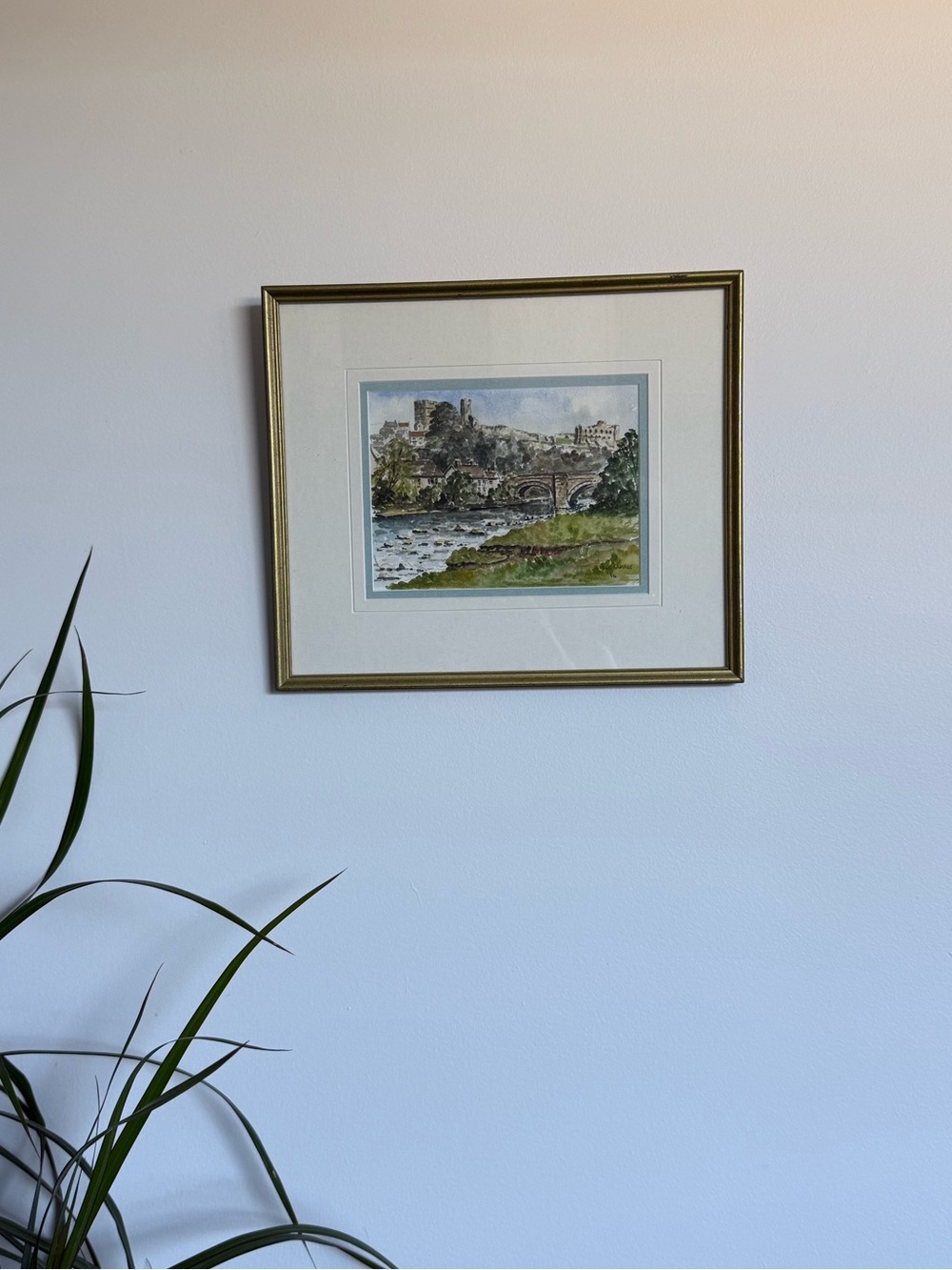 Richmond Castle & Bridge – Original Watercolour by Bill Ramage